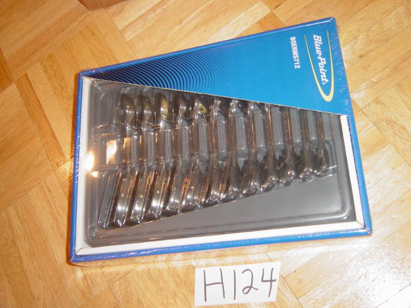 Blue-point sold by snap on tools new wrapped 12 pc. metric ratcheting wrench set