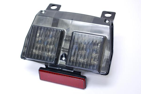 Smoke led tail light integrated with turn signals for 1994-2003 ducati 916