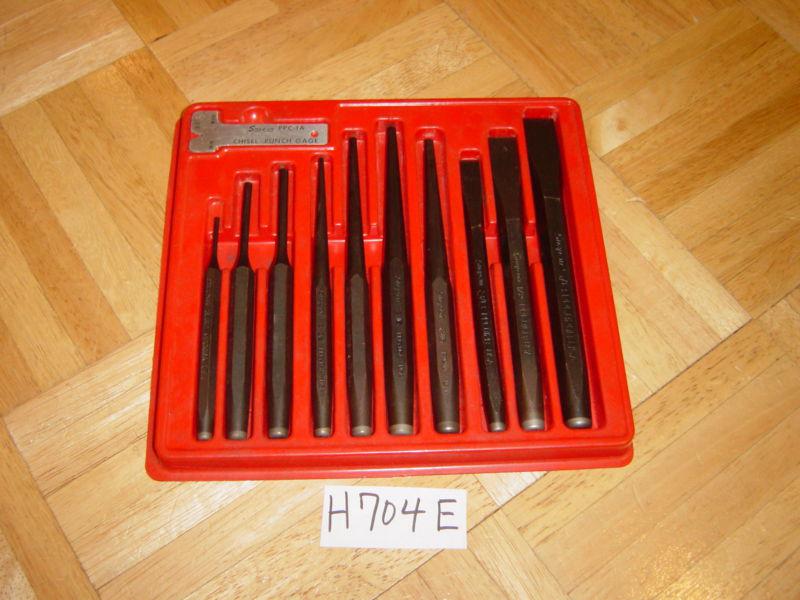 Snap on tools new unused 11 piece punch and chisel set ppc710a
