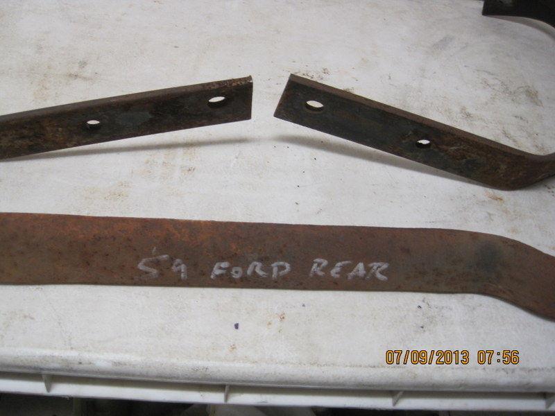 1959 FORD REAR BUMPER BRACKETS - ORIGINAL, US $125.00, image 3