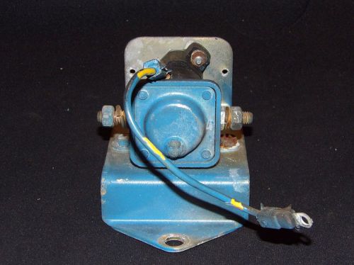 Crusader marine starter selonoid relay assembly, used