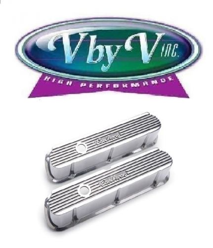 Edelbrock 4264 elite ii series valve covers each
