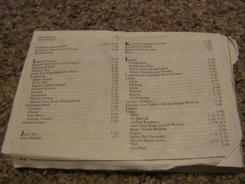 2000 GMC SIERRA TRUCK OWNER'S MANUAL , US $14.99, image 2