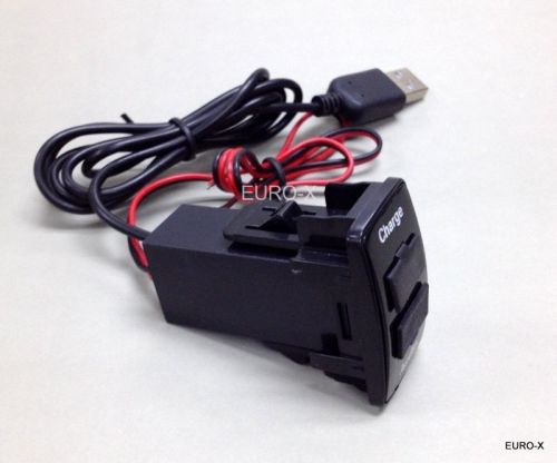 Car 5v usb port charger smart phone pda dvr iphone+ audio input for honda #ewaa3