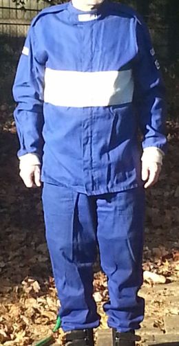 Driving suit, racing suit, blue