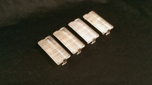 Vintage 1972-1979 lincoln mark / continental sun visor lens set of four