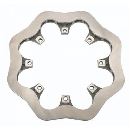 Speedway cast iron scalloped brake rotor - 12.19 x .81 inch
