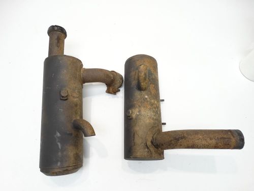 2009 polaris sportsman 800 efi atv muffler exhaust pipes left right silencers