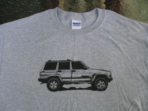 Jeep cherokee print  t shirt  xl  laredo xj classic sport