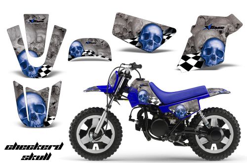 Yamaha pw 50 graphic kit amr racing bike decal pw50 sticker part 90-13 cskull b