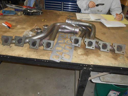 77 ford pickup cyclone headers, 1/2 or 3/4 ion 2 wheel drive, w/ kit, nos