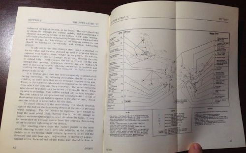 Piper aztec c poh owners pilots information operating manual handbook