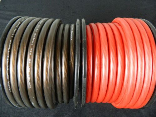 0 gauge wire 40 ft 20 red 20 black superflex 1/0 awg power ground cable stranded