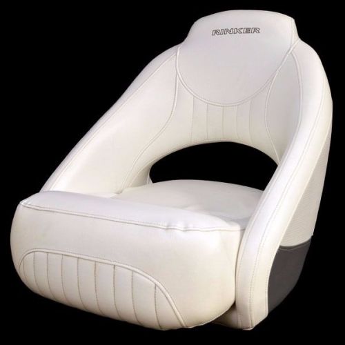 Sell Rinker OEM Delux Off White / Gray / Charcoal Vinyl Boat Bolster