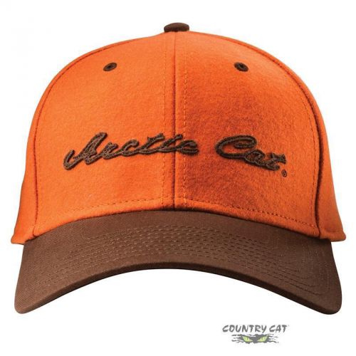 Arctic cat men's 60% wool script hat cap - burnt orange - 5263-123