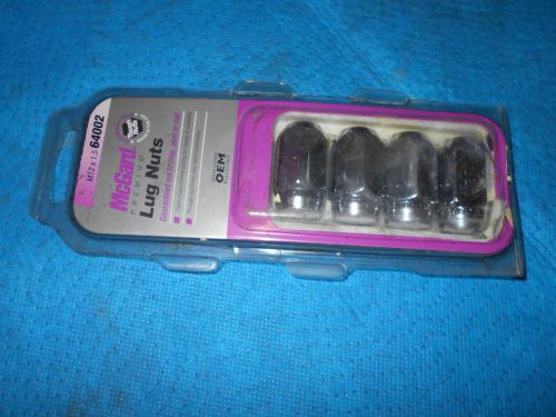 Mcgard 64002 chrome cone seat style lug nuts (m12 x 1.5 thread size) - set of 4