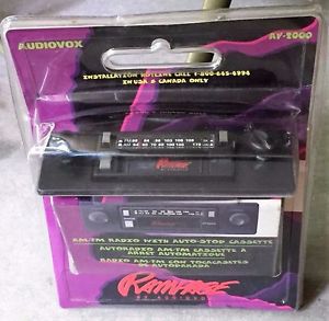 Sealed rampage audiovox av 2000 am/fm stereo cassette player supernatural sealed