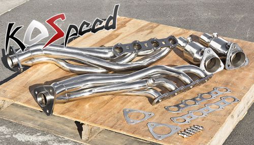 Stainless steel long tube exhaust header 99-04 f150 4wd/rwd svt supercharged 5.4