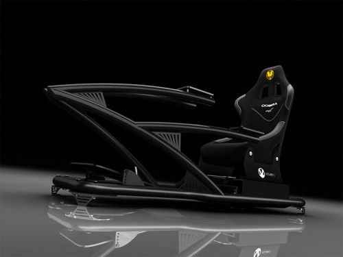 Vesaro v core black advanced driving simulator steel tube frame commercial grade