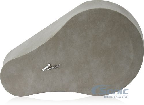 New! audiopipe ispod-wd8t-grey 8&#034; wood speaker pod w/ tweeter opening