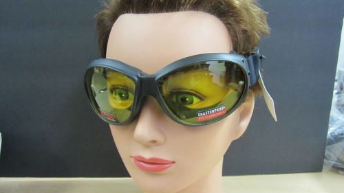 Global vision eliminator indoor outdoor padded motorcycle goggles -new!!