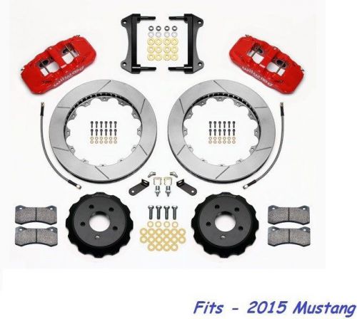 Wilwood AERO6 Front Big Brake Kit Fits 2015 Ford Mustang,15" Rotors W/Lines,Red, US $2,044.00, image 1
