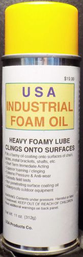 Lot of 2 usa foam oil lube - industrial heavy foam clings 2 surfaces 80% off..