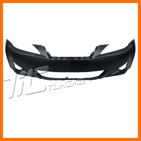 06-08 lexus is250/is350 unpainted front bumper cover w/tow hook hole