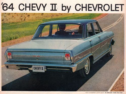 Vintage original 1964 chevrolet chevy ii nova magazine advertisement- 10&#034; x 13&#034;