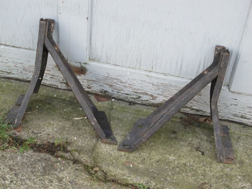 1970 70 mopar plymouth roadrunner oem front bumper brackets pair