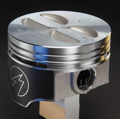 Sealed power l2465f30 pistons forged dome 4.280" bore chevy set of 8