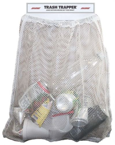 Hanging trash bag white - trash holder ~ boat marine auto camper trailer rv ~