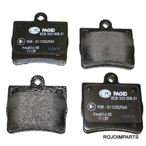 Mercedes c220 c230 rear brake pads pagid oem 355008311 new