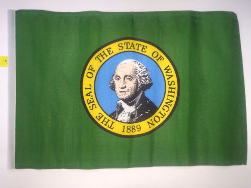 48 washington utv side x side  atv  safety flag 12"x18" fits 1/4, 5/16 pole