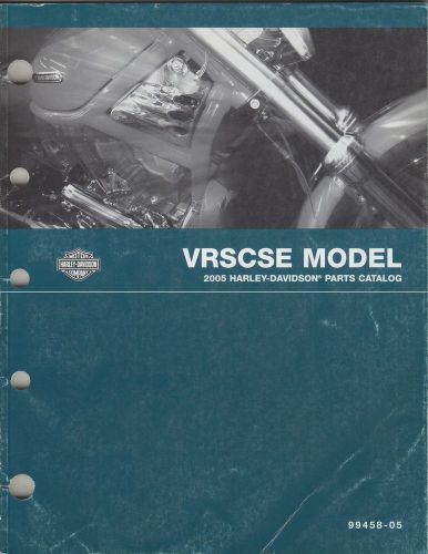 2005 harley davidson motorcycle vrscse parts manual p/n 99458-05