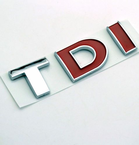Tdi rear car emblem for vw passat tiguan bora golf mk3 polo tdi car boot badge
