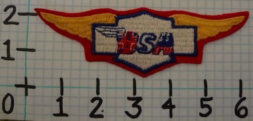 Vintage nos bsa motorcycle patch from the 70's 004