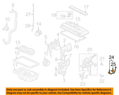 Honda oem-engine crankshaft position sensor 37500p72a01