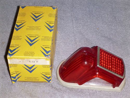 Citroen 2 cv right tail light lens &amp; gasket seima 593.d igm3581c1 -nos- w/box