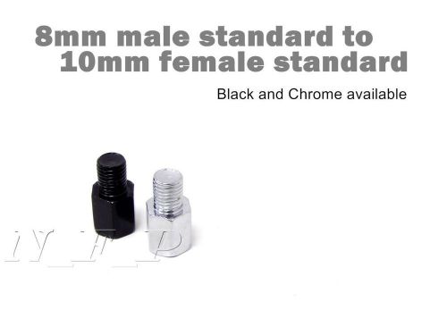Mirror adapter 8mm male standard to 10mm female standard for honda ktm bmw
