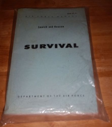 Military u.s. air force survival manual afm-64-5 in sealed bag