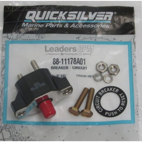 Mercruiser new oem 50 amp circuit breaker 88-806950, 88-11178a01