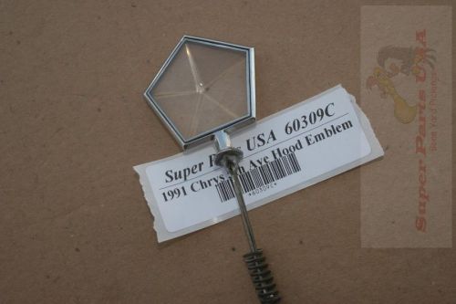 1991 chrysler fifth ave hood emblem badge 5th  60309c
