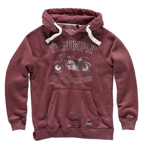 Triumph chet mens hoodie  - retro restore t100 scrambler thruxton bonneville
