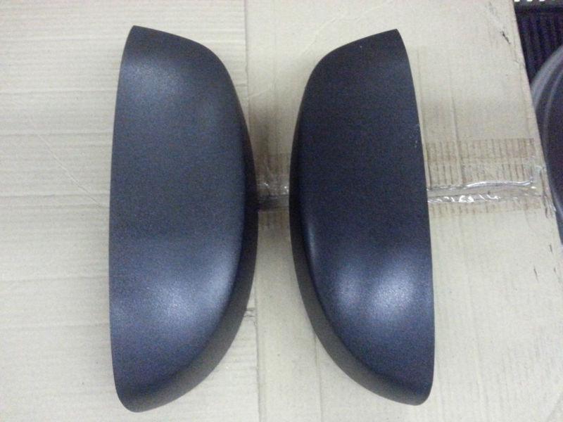 Mirror covers - used - 07-13 chevrolet/gmc - factory grained black finish