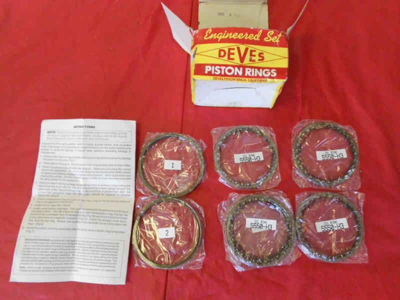 Porsche 911 piston rings set.1860.20