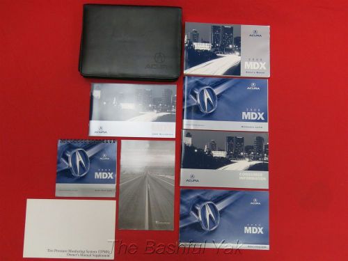 2006 acura mdx owners manual with case