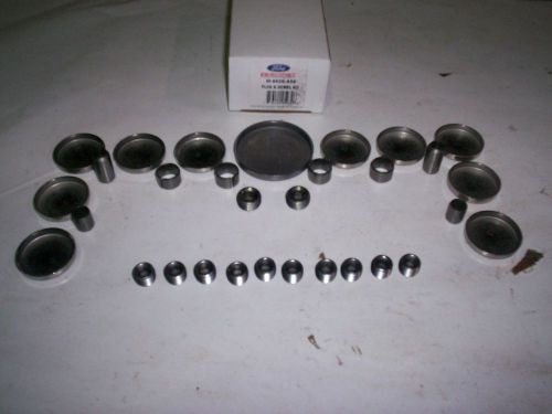 Ford racing plug &amp; dowel kit with additional parts for production blocks