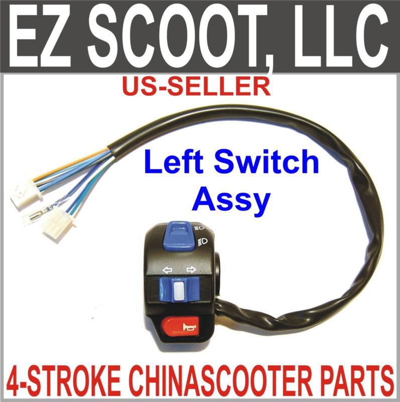 Left handlebar control switch for chinese scooter 50-250cc gy6 4 stroke boatian
