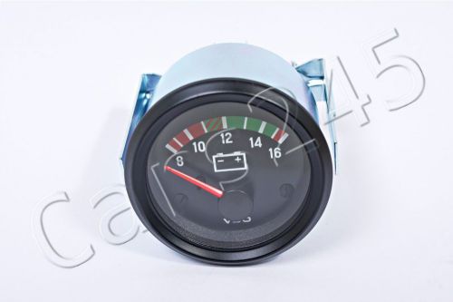 Vdo voltmeter gauge 8-16v 2&#034; 12v 332-030-001g